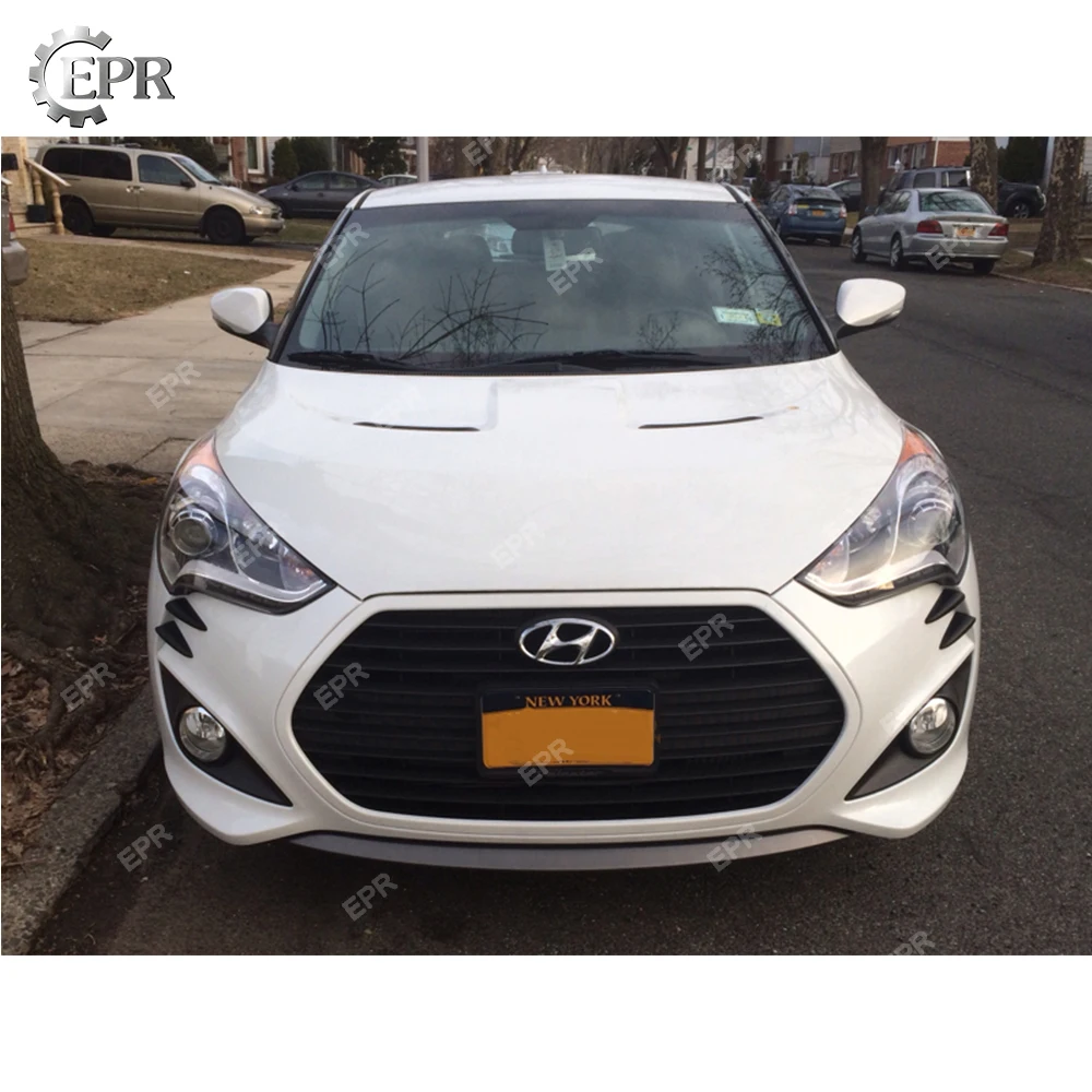 FRP дьявол Когти для Hyundai велостер турбо стекло волокно передний бампер Canard (4 шт.)