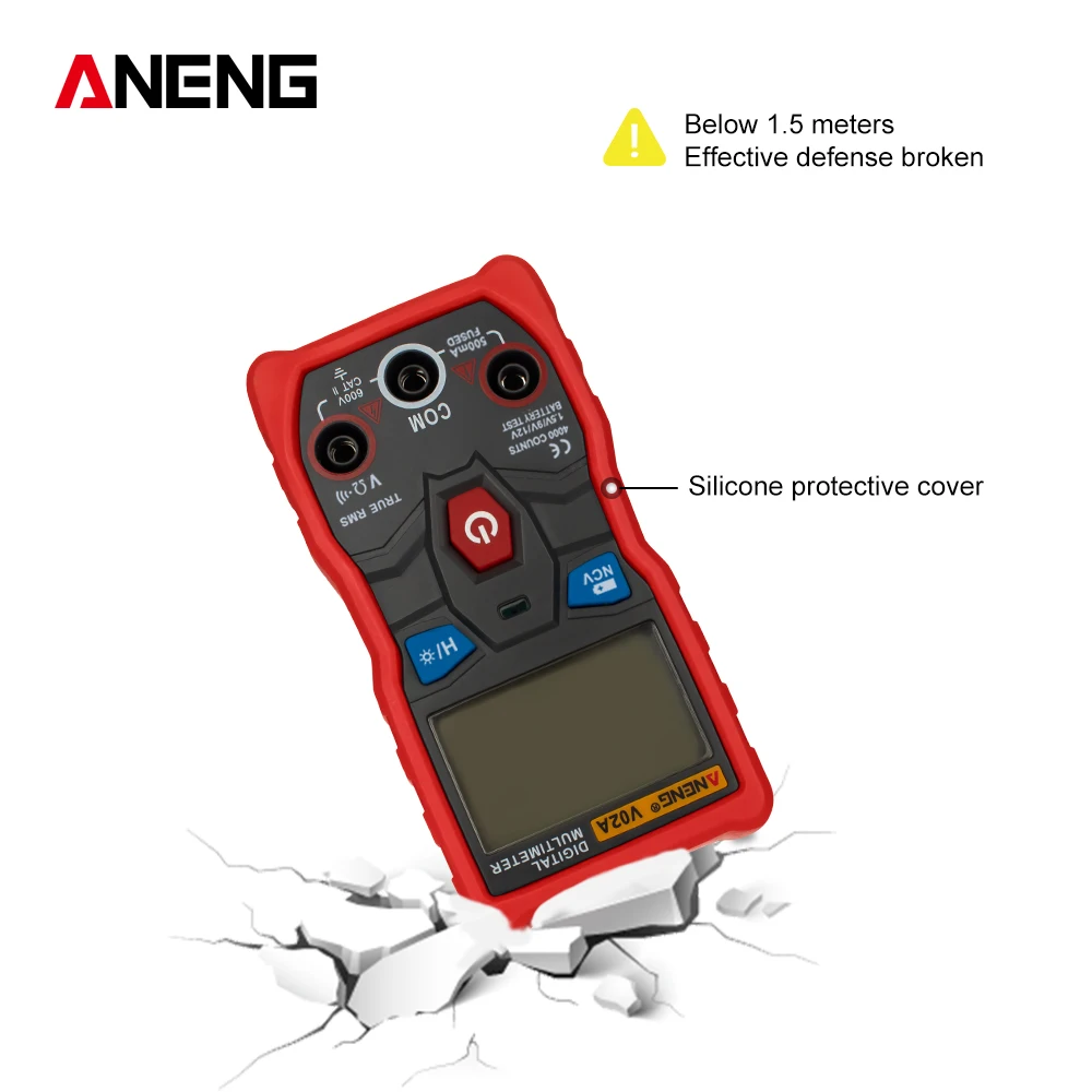 ANENG V02A 4000 отсчетов полная интеллектуальная автоматическая идентификация