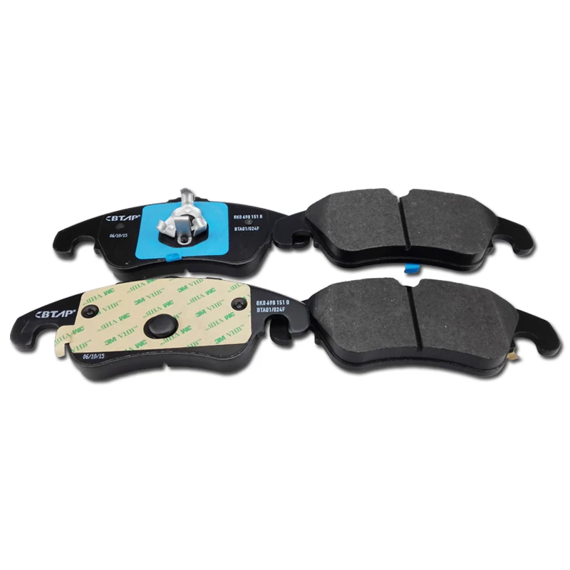 BTAP 4 шт. Комплект тормозных колодок для Audi A4 A5 A6 A7 Q5 8K0698151 8K0698151B 8K0698151D 4G0698151D 8K0698151E 8K0698151G