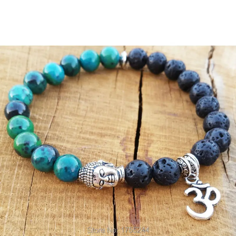 SN1097 мужской браслет с бисером|bracelet black lava|yoga braceletcharm bracelet |