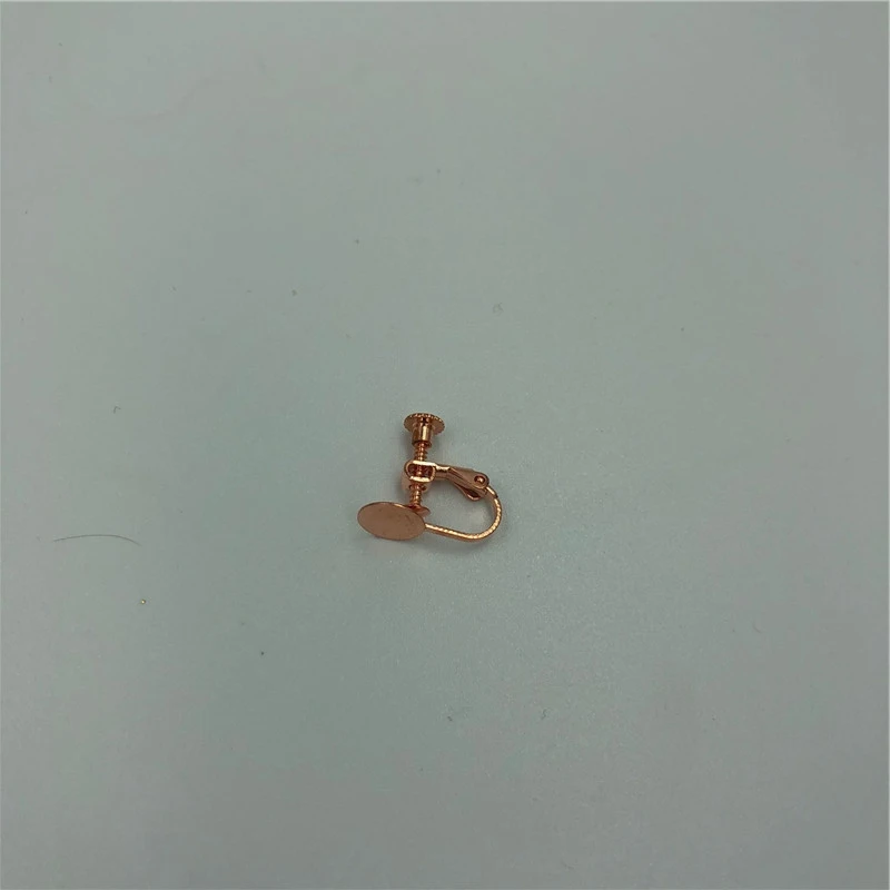 

10pcs gold silver plated Screw Ear Clip Earring Settings 6mm 8mm 10mmCabochon Base blank Bezel Fit DIY Ear Jewelry Making