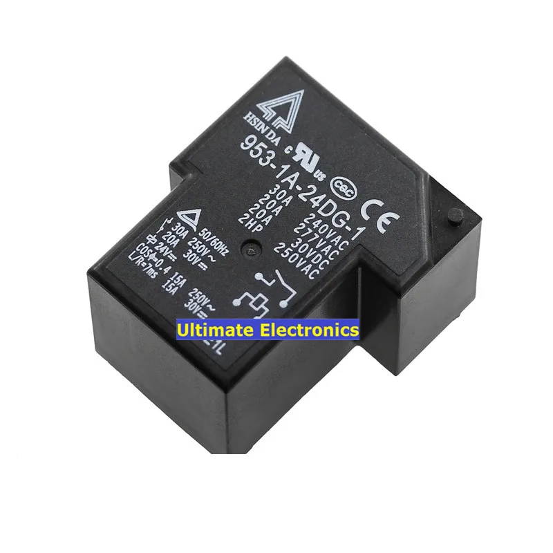 5 шт. реле мощности 4 фута 953 1A 24DG 1 24VDC 30A|Интегральные схемы| |