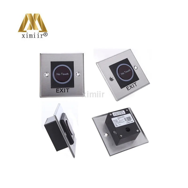 

Biometric infrared sensor switch 5pcs/lot no touch screen exit button K2 infrared exit button