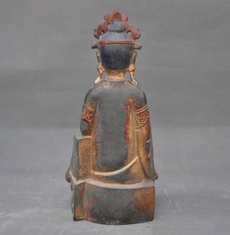 Свадебное Украшение 9 &quotТибетский буддизм бронзовый позолоченный Tara Kwan yin богиня