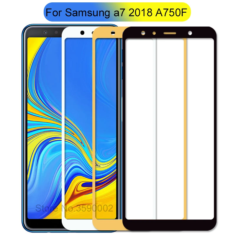 Полное покрытие, Защитное стекло для samsung Galaxy A7, закаленное стекло Sumsung A7 A 7 A750F A750, SM-A750F, защитная 3D пленка