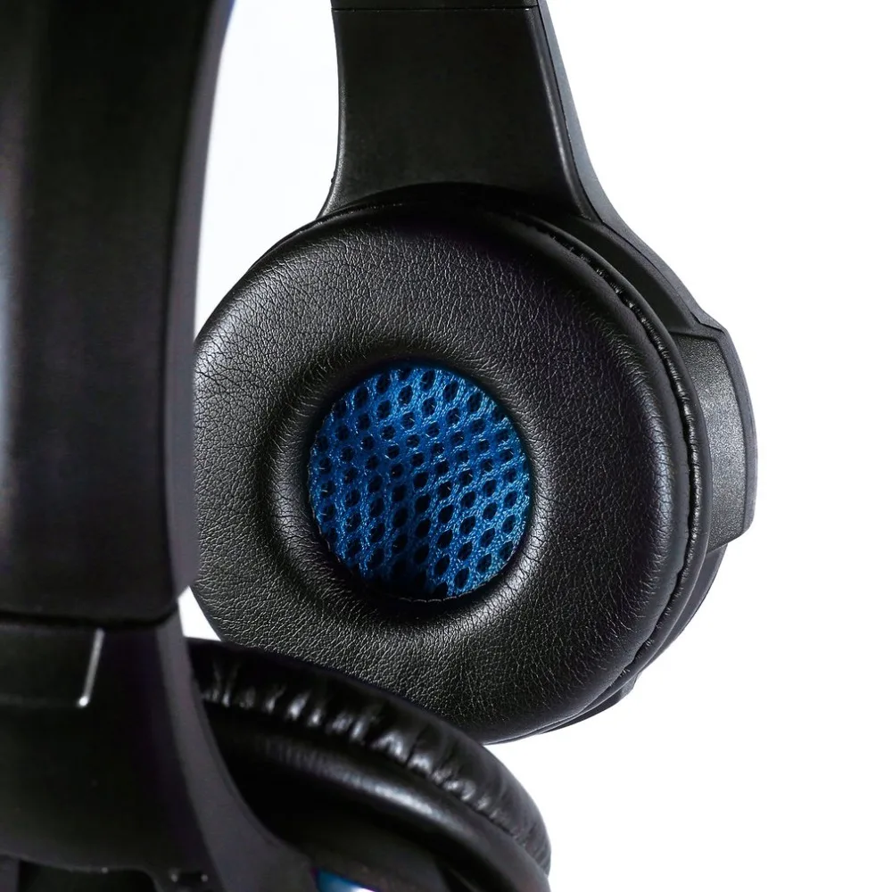 Игровая гарнитура SY855MV с микрофоном-звук четкость шумоподавления наушников светодиодный свет для компьютерных игр для PS4/XBOX-ONE