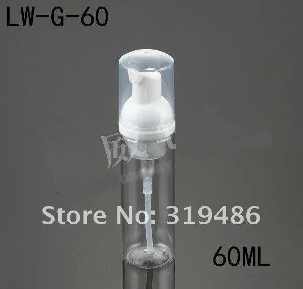 

300pcs/lot 60ml Foam Bottle,Sparkling Bottle,Comestics Bottle LW-G-60