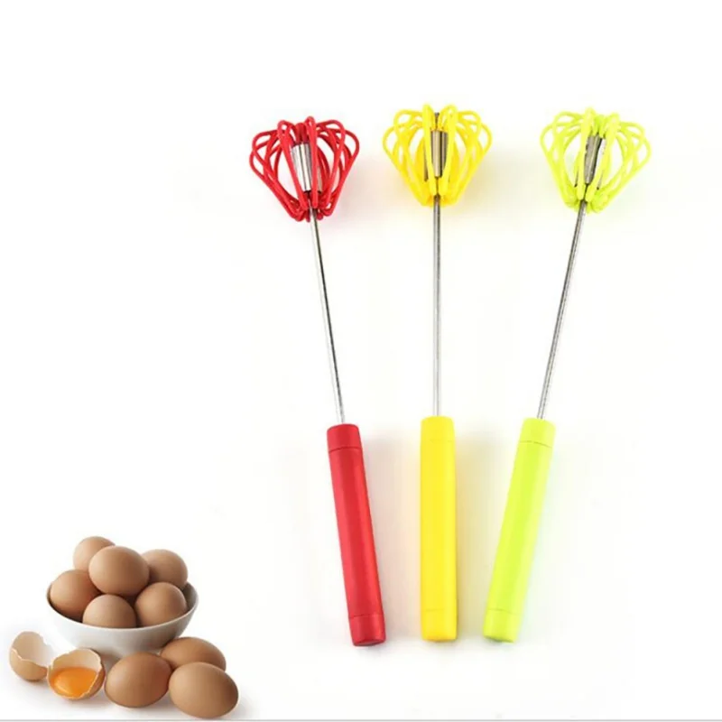 Stainless Steel Spiral Whisk Kitchen Egg Beaters Tool Cream Stirring for Home Baking Cooking Kitchen Appliances