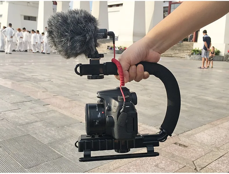 Ulanzi Видео действие стабилизирующая ручка для Canon sony DSLR камера для iPhone samsung сотовый телефон смартфон
