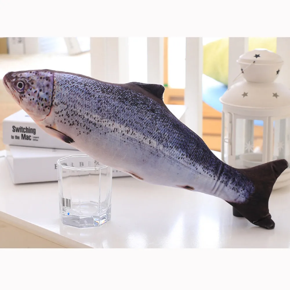 Кошка ToysPet кошка котенок Жевательная игрушки набивная рыба мята животное