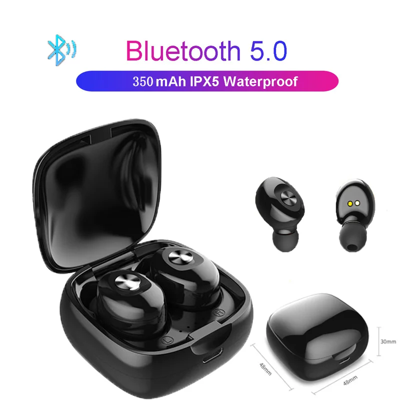 Беспроводные наушники TWS 5 0 спортивные стерео с микрофоном Bluetooth для мобильного