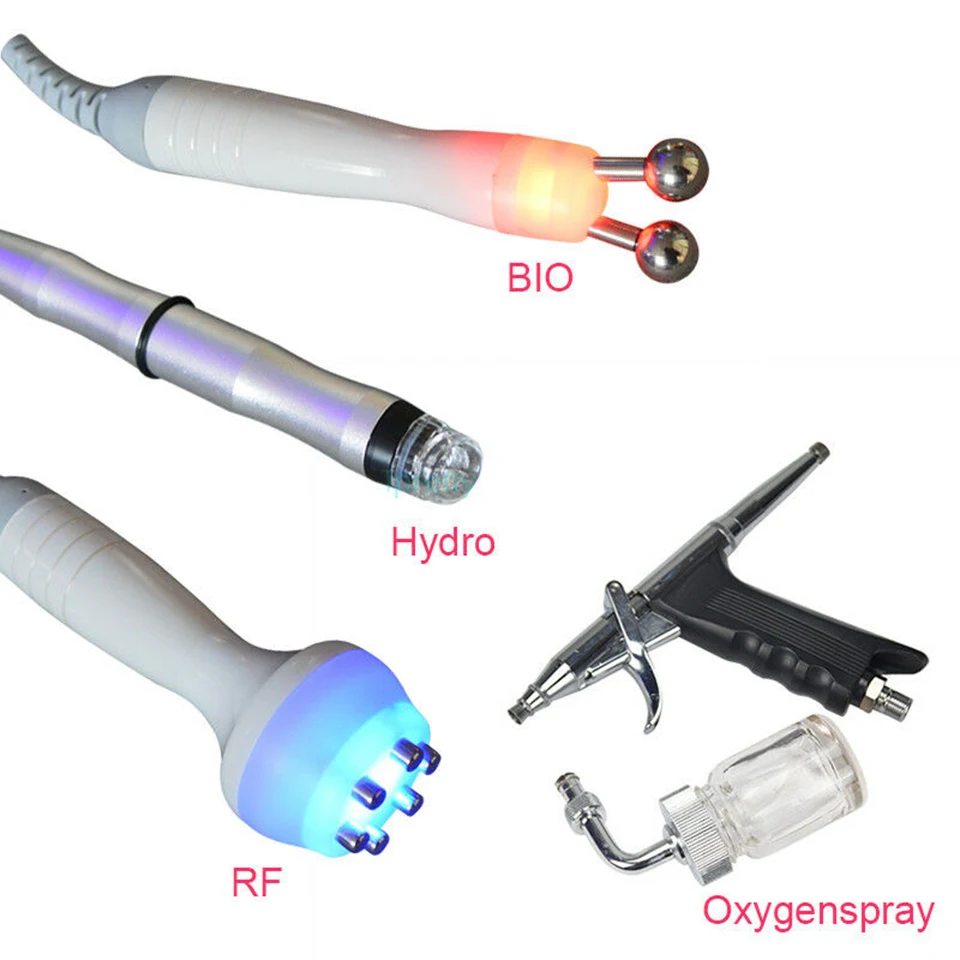 6 в 1 Гидра дермабразия Aqua Peel чистая уход за кожей BIO Light RF вакуумная Очистка лица Гидро Вода кислородная струйная очистка машина косметология аппараты