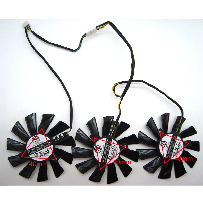 87 мм PLD09210S12HH 0.4A вентилятор для MSI GeForce GTX 1070 1060 1080 1080Ti 980Ti Duke Видеокарта кулер вентиляторы