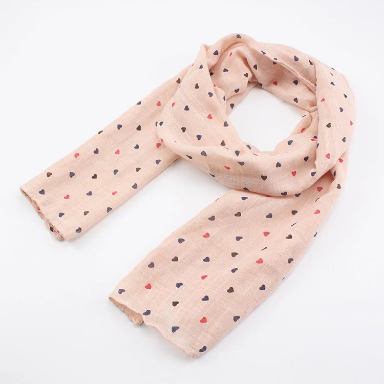 Новинка 2017 года зима милый сердцу печати стиль детский шарф Одежда для девочек