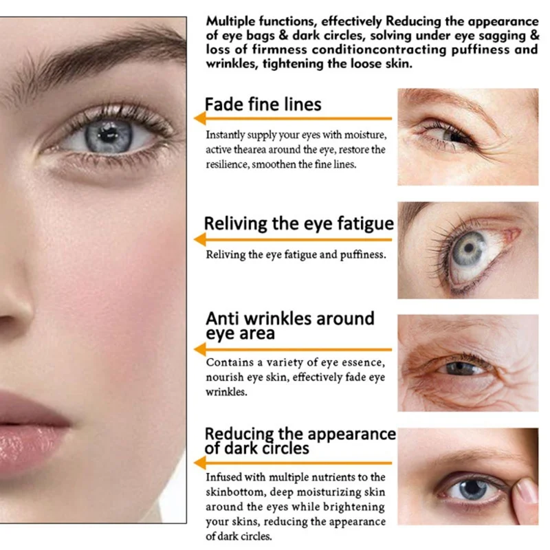 Green Tea Soothing Moisturizing Eye Cream Elastic Anti Puffiness Remove Dark Circles Wrinkle Aging Skin Care |