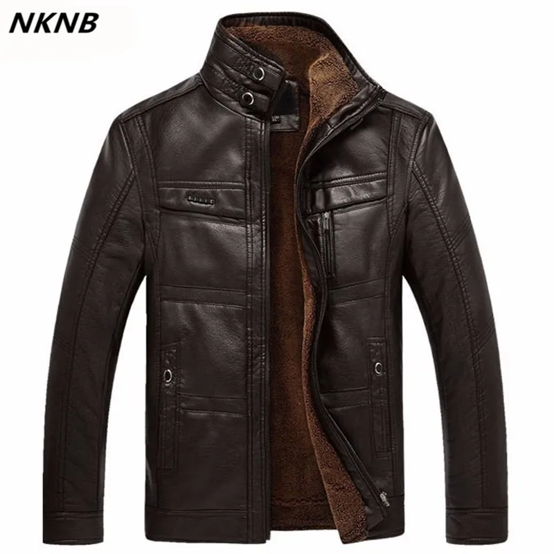 Кожаные куртки мужские пальто 5XL брендовая Высококачественная верхняя одежда из