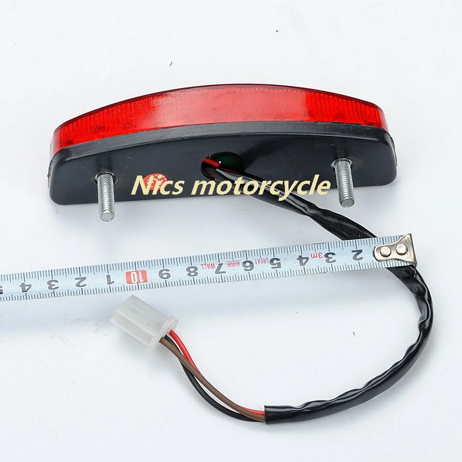12V светодиодный задний стоп светильник для 50 70 110 125cc ATVSmall внедорожный мотоцикл