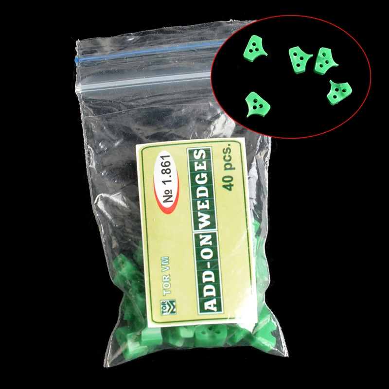 40 шт./пакет стоматологический силикон добавить на клинья резиновый TOR VM No 1 861