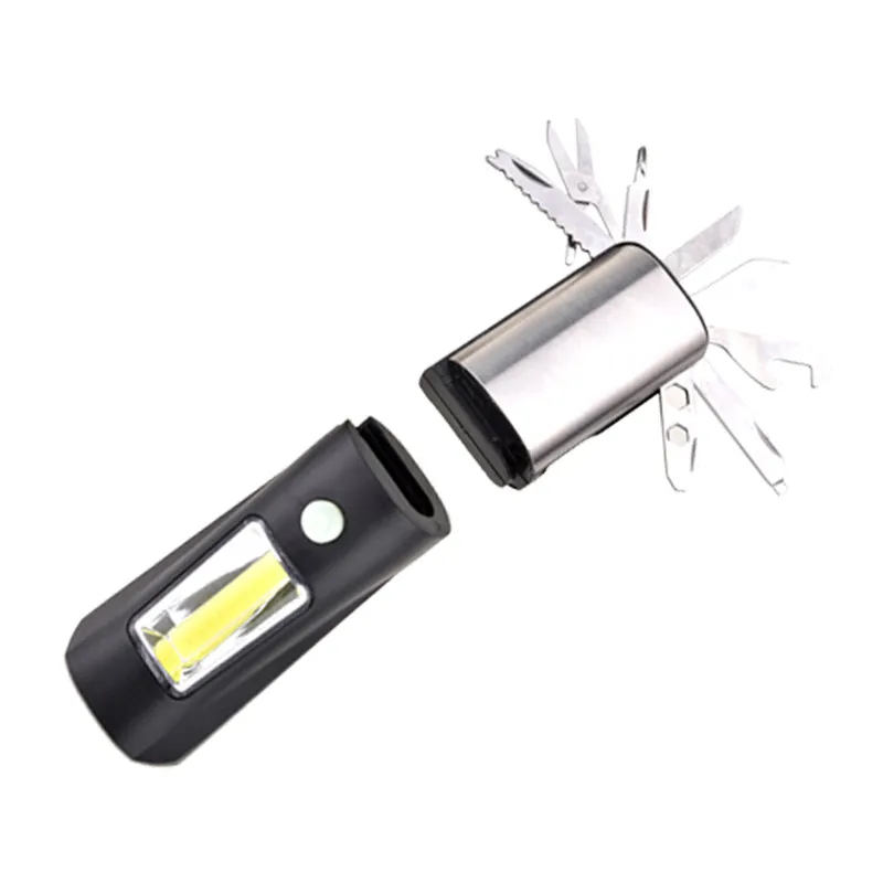 Светодиодный фонарь светильник Многофункциональный Strob 3 Вт COB красный werklamp