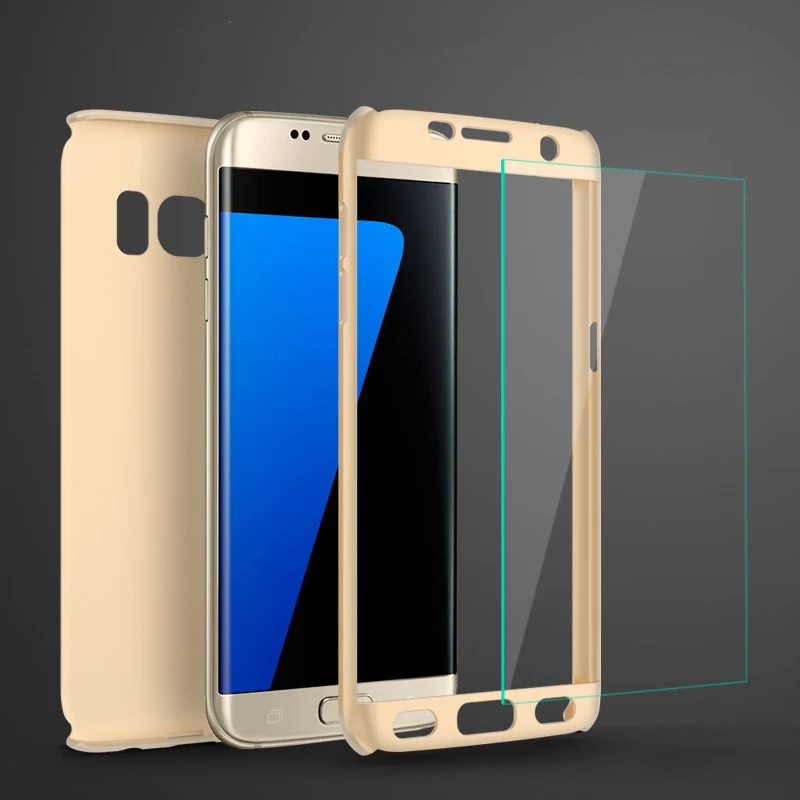 Защитный чехол с полным покрытием 360 градусов для Samsung Galaxy S7 S6 Edge S5 J5 J7 2016 сумки