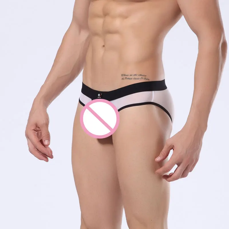 Трусы брифы мужские прозрачные нейлоновые 5 шт./лот|mens nylon briefs|nylon briefssexy gay mens underwear |