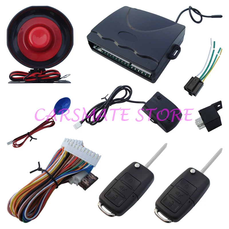 Универсальная модель односторонняя Автомобильная сигнализация с дистанционным