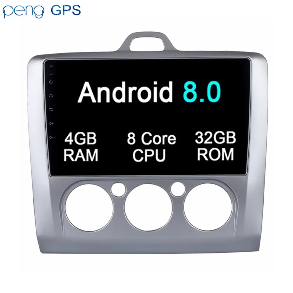2din Android 8 0 4 + 32 автомобильный Радио gps Навигация стерео головное устройство для Ford
