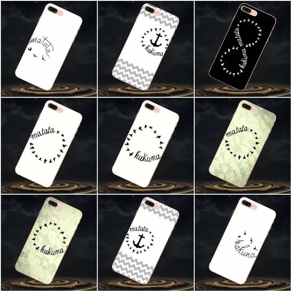 Hakuna Matata Infinity Bff для Apple iPhone X XS Max XR 4 5 5C 6 6S 7 8 Plus цветная печать TPU сделай сам|Бамперы| |