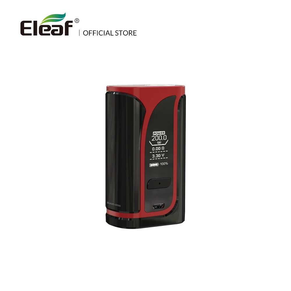 Оригинальный боксмод Eleaf iKuu i200 TC 4600 мАч встроенный аккумулятор режим VW/TC 510 Thread