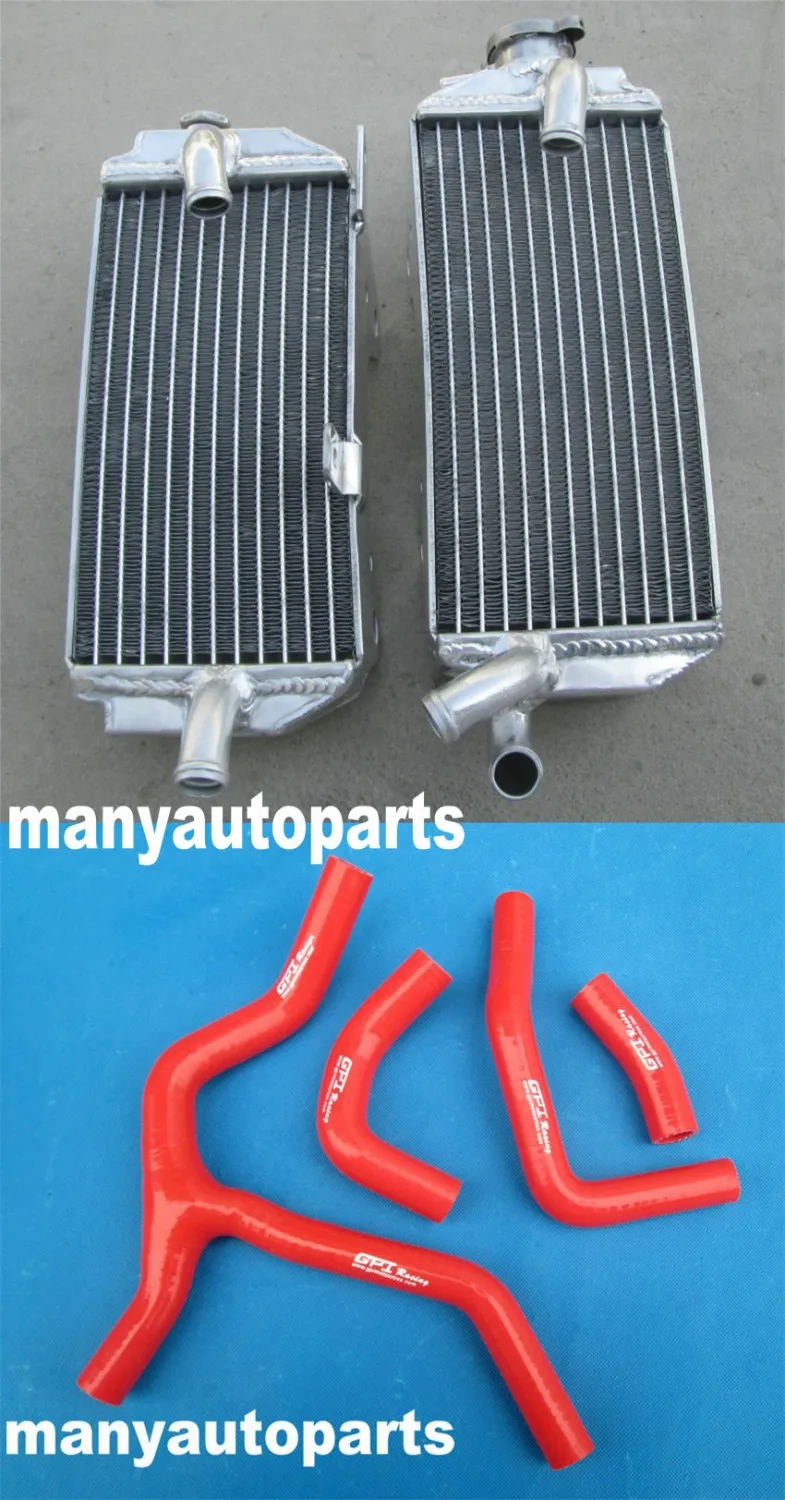 Алюминиевый радиатор и силиконовый шланг для Honda CRF450 CRF450R CRF 450 R 2013 2014 | Автомобили