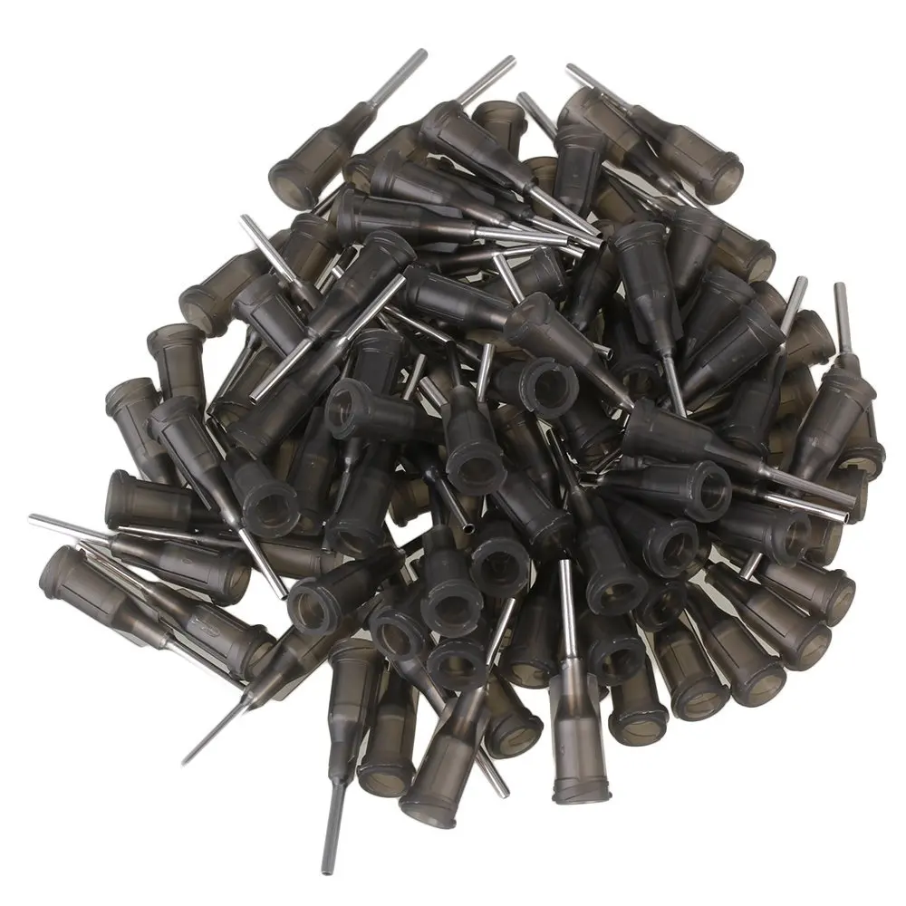 Серые 1/2 &quot16Ga тупой конец Luer Lock дозирующие иглы наконечники игл для шприца