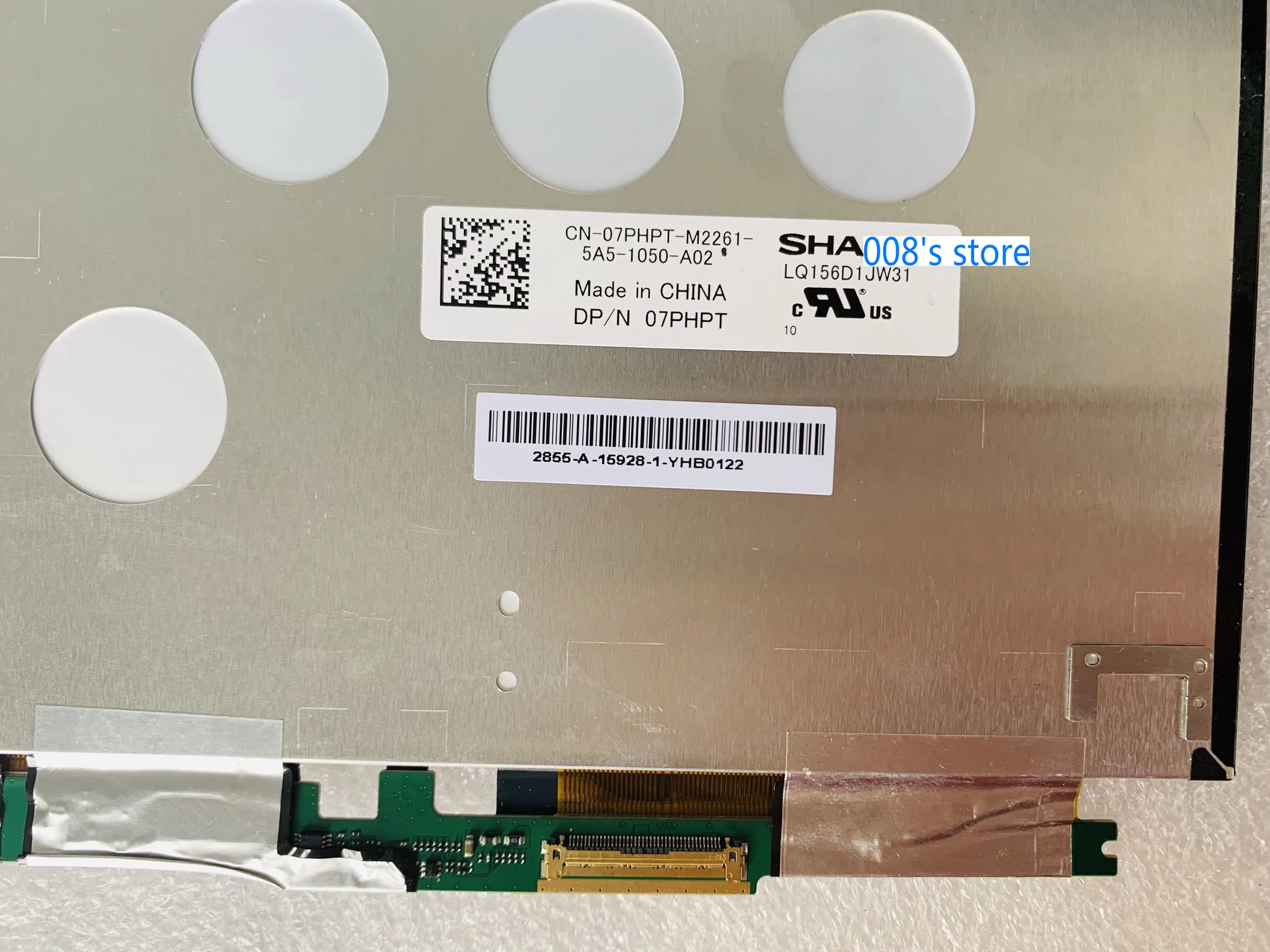 Новый экран для ноутбука Dell XPS 15 9550 9560 5510 M5510 M5520 3840*2160 4K UHD или 1920*1080 FHD 6 дюйма