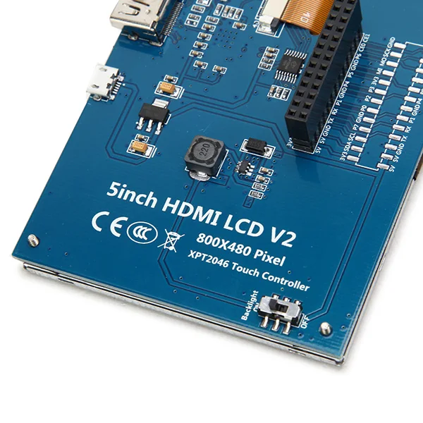 5 дюймовый сенсорный экран 800 х480 HDMI TFT ЖК панель модуль для Raspberry Pi 3 / 2 B +|Аксессуары