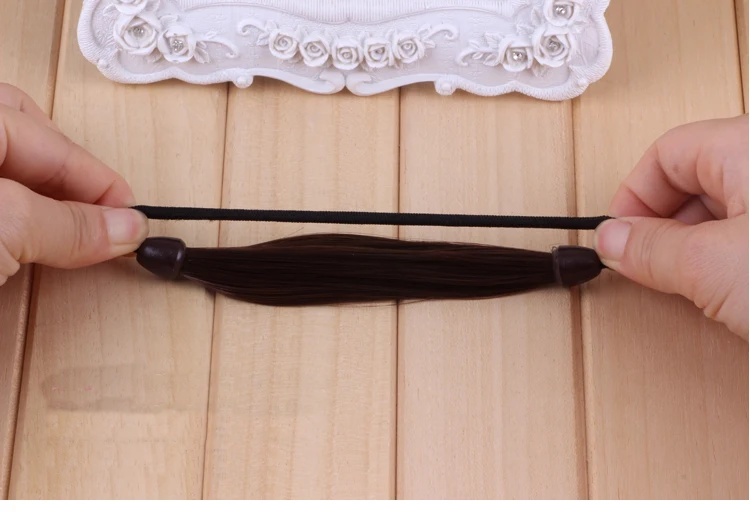 1 шт. эластичные повязки Шнуровых для Для женщин волос Веревка Hairband синтетический парик ленты для волос резинкой для волос аксессуары