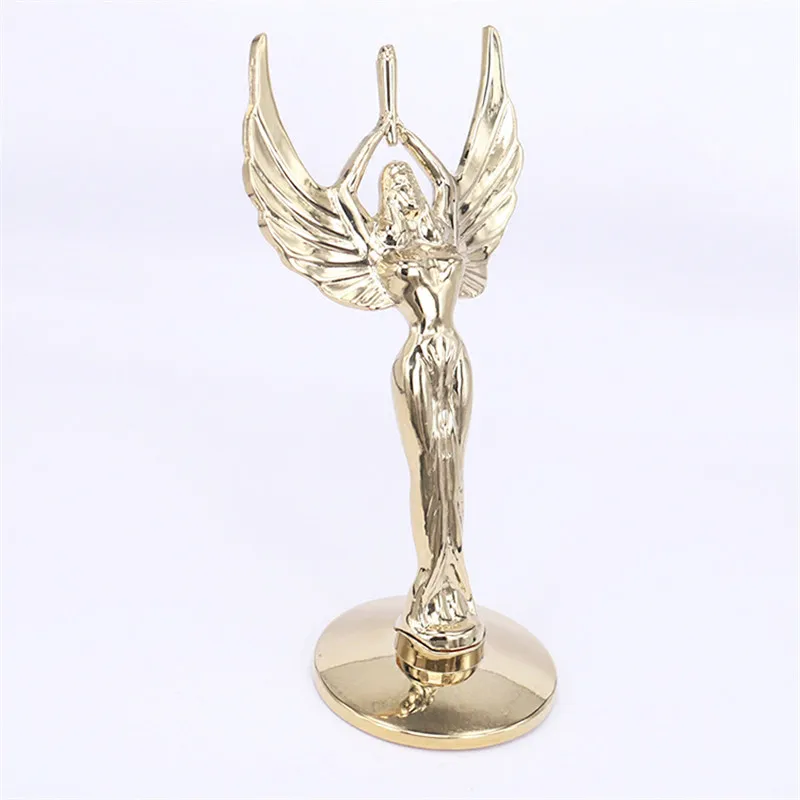 B-Gold Авто стоящий капот богиня форма эмблема наклейка для Lexus LADA Corvette Dodge Dacia Jaguar автомобиль универсальный орнамент Стайлинг - Название цвета: B-Gold