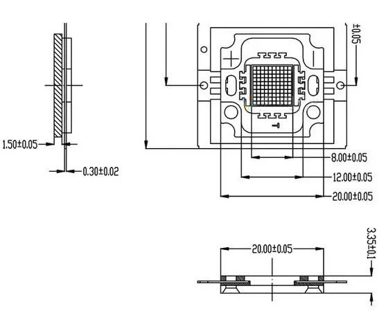 Новинка 10 Вт фиолетовый 420-430nm УФ-светодиод Blub для аквариума бесплатная доставка -