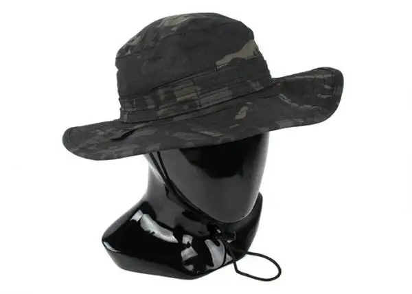 MCBK Multicam Черная Мужская тактическая корзина шляпа с широкополый край MCBK армейская круглая Солнцезащитная шляпа с широкими полями камуфляжные шляпы наружная Панамка Camo - Цвет: MCBK
