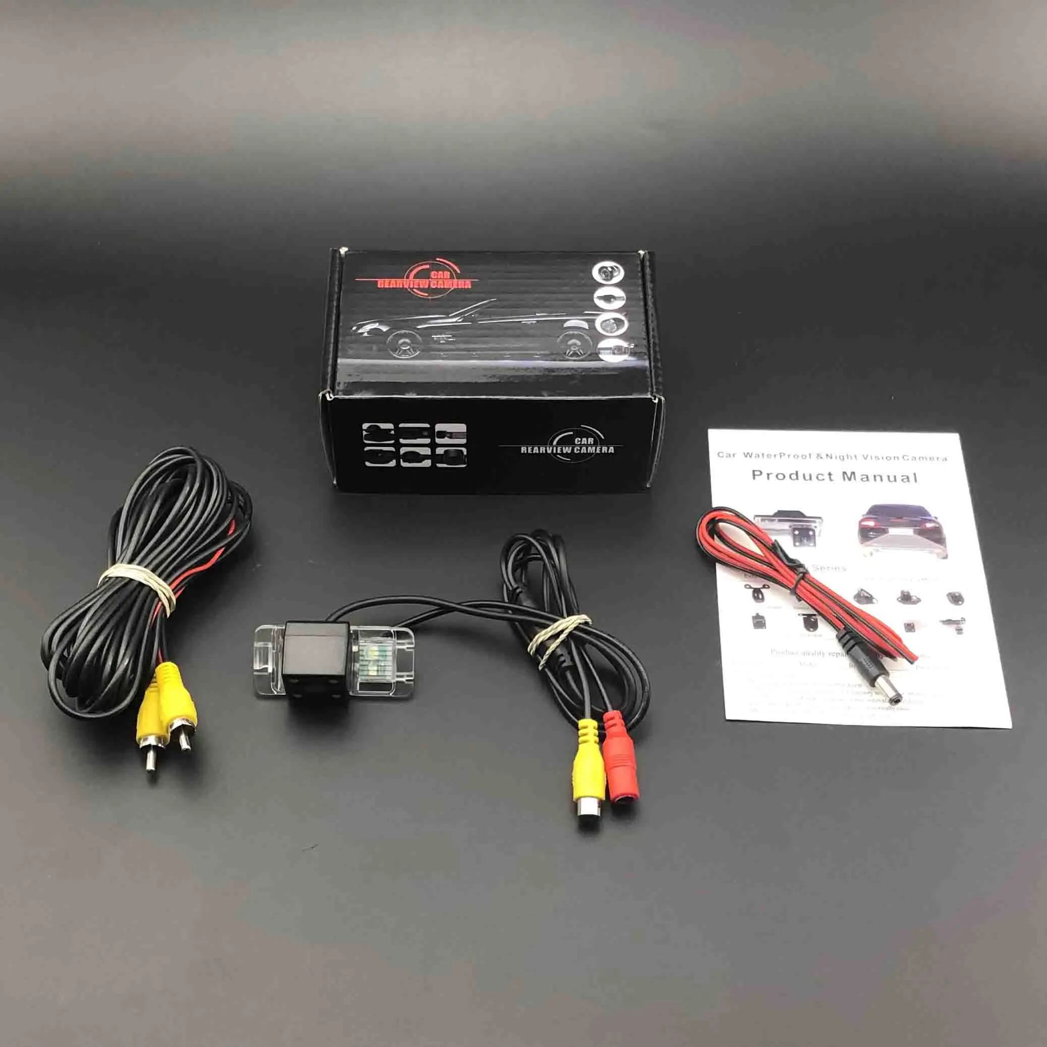all AUTONET резервная камера заднего вида для Ford Focus 2 3 Focus Hatchback 2007 2008 2009 2010 2011 2012 парковочная камера или кронштейн - Название цвета: all