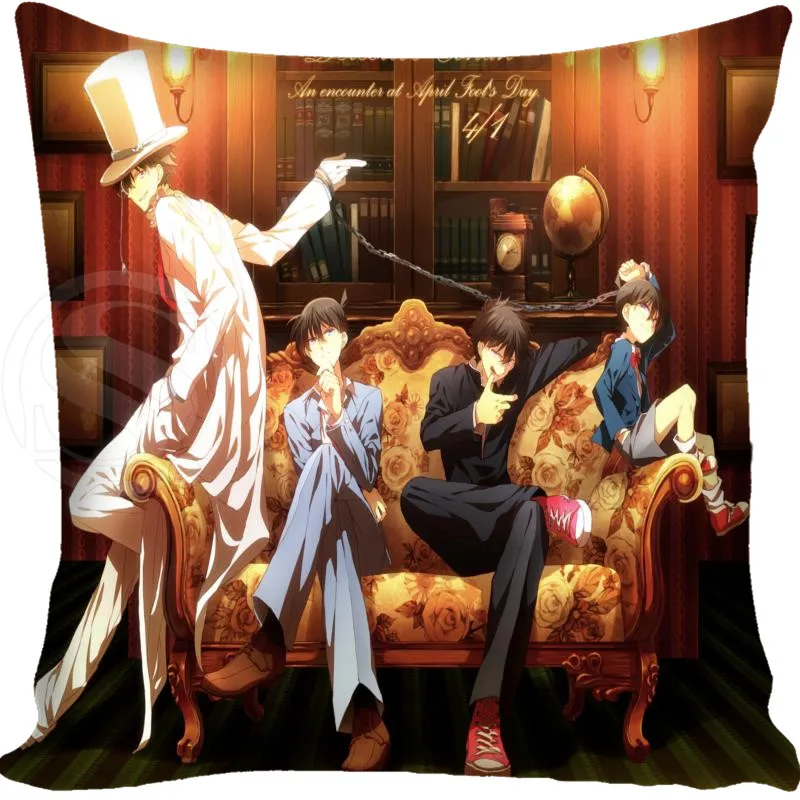 Чехол для подушки Detective Conan домашняя декоративная наволочка квадратная 20 х20 см 35