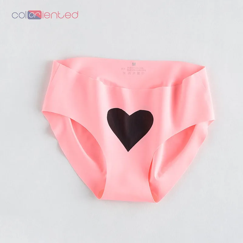 

Coloriented 2018New Style Women's Underpants Cotton Stuff Sexy Seamless Breathable Low Waist Teenage Student Triangle ShortsZ905