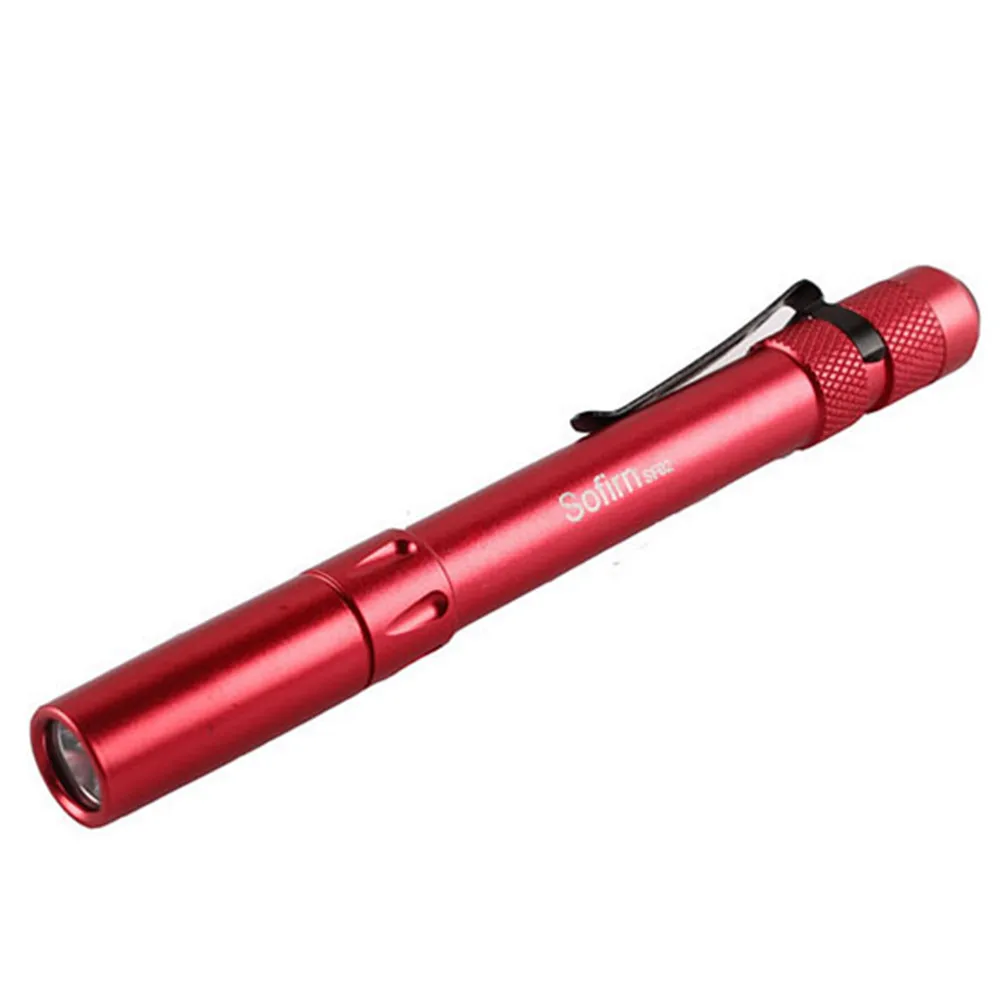 Sofirn SF02 красная ручсветильник светильник светодиодный фонарик портативный AAA Cree
