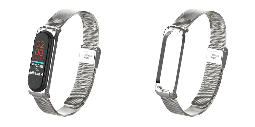 Металлический Ремешок Браслет mi Band 4 3 ремешок на запястье 4 3 NFC ремни из нержавеющей стали mi Band 4 3 ремешок на запястье для Xiao mi Band