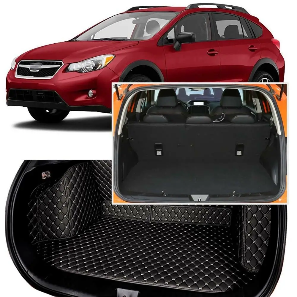 

Full Covered Seat Pad Cargo Box Trunk Floor Mat Carpet Liner For Subaru XV 2015-2018