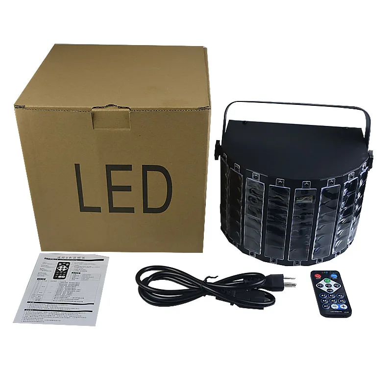 

9W Multicolor DMX512 LED Beam Stage Light Sound Activated Disco DJ Party Lights Professional Pinspot Beam Stage Light Spotlight