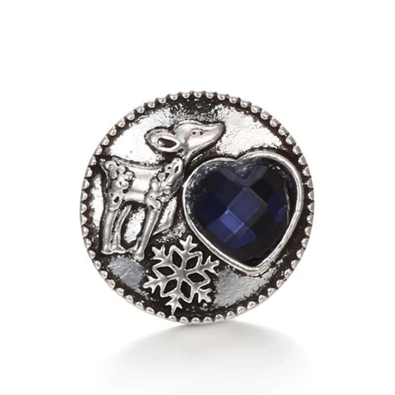 10 шт./лот рождественские пуговицы со стразами в форме сердца разноцветные