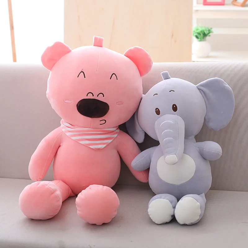 50/65 см модные мягкие игрушки животные длинные ноги Слон/медведь кукла детские для