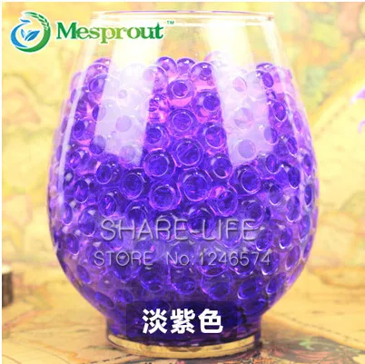 Фиолетовые хрустальные бусинки для грунта Водяные Шарики из био геля