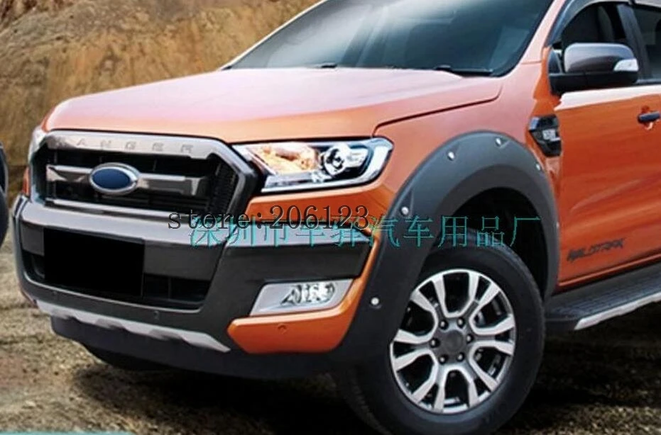 Крыло для Ford Ranger wildtrak аксессуары черный цвет Брызговики для Ford Ranger автомобильные рейнджеры запчасти