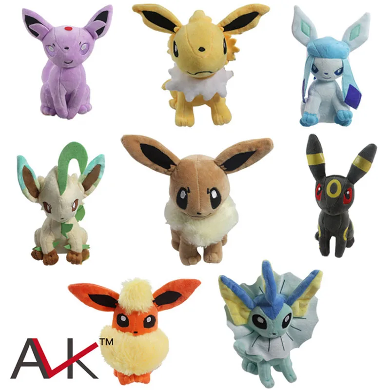 Kawaii Eevee плюшевые игрушки куклы мягкие животные аниме рождественский подарок для