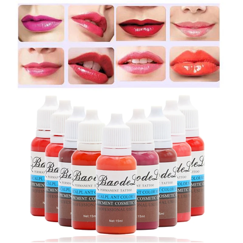 Татуировочные чернила 1 унция пигмент для перманентного макияжа подводка глаз